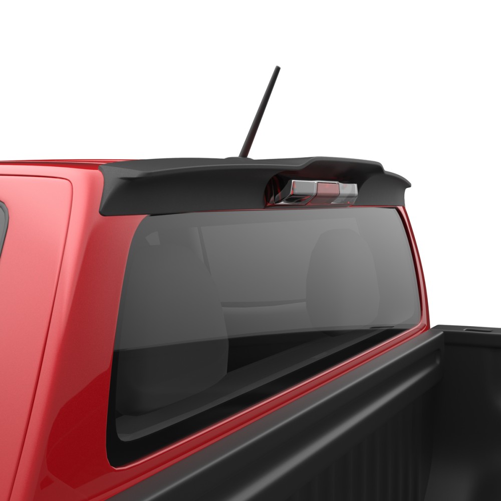 Spoilers Chevrolet Colorado Crew Cab Matte Black Truck